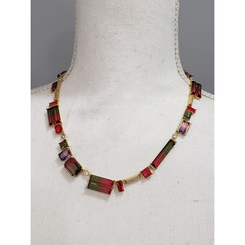 HARD TO FIND! NEW - Kate spade necklace GEO‎ GEMS abstract colorful rainbow